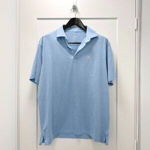 Rhoback Men's Short Sleeve Polo Size Large (fits big) in Light BlueRhoback Li